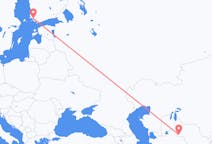 Flyrejser fra Urgentj, Usbekistan til Turku, Finland