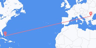 Flights from the Bahamas to Romania