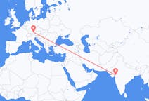 Flyrejser fra Vadodara, Indien til München, Tyskland