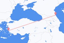 Flyg från Machatjkala, Ryssland till Samos, Grekland