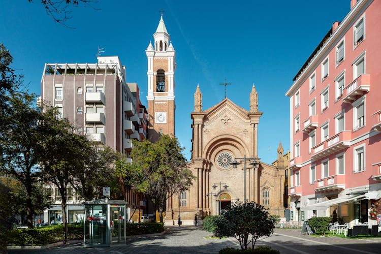 Church Of The Sacred Heart of Jesus in Pescara city, Abruzzo region, Italy.