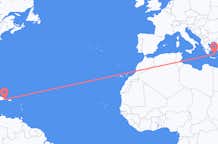 Flights from La Romana to Santorini