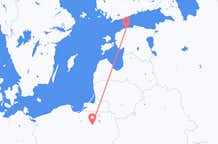 Flyg från Szczytno, Polen till Tallinn, Estland
