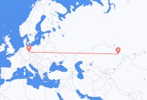 Flyreiser fra Semej, Kasakhstan til Leipzig, Tyskland