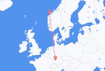 ノルウェーのから オーレスン、ドイツのへ シュトゥットガルトフライト