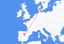 Flyreiser fra Sønderborg, Danmark til Madrid, Spania