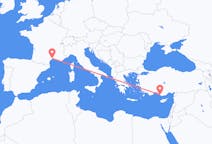 出发地 土耳其出发地 加济帕萨目的地 法国蒙彼利埃的航班