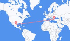 Flyreiser fra Monterrey, Mexico til Canakkale, Tyrkia