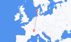 Flights from Grenoble, France to Esbjerg, Denmark