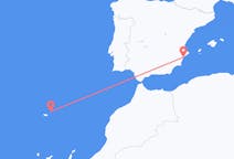 Flights from Alicante, Spain to Vila Baleira, Portugal