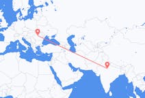 Vluchten van Gwalior, India naar Târgu Mureș, Roemenië