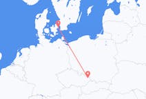 Flyreiser fra København, Danmark til Ostrava, Tsjekkia