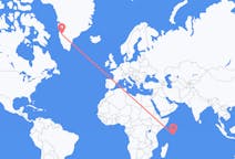 Flights from Mahé, Seychelles to Kangerlussuaq, Greenland