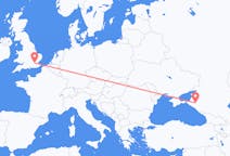 Fly fra London til Krasnodar