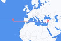 Flights from Horta, Azores, Portugal to Adana, Turkey