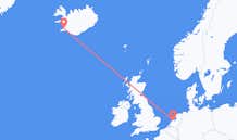 Flights from Amsterdam to Reykjavík