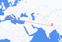 出发地 尼泊尔出发地 加德滿都目的地 意大利卡利亚里的航班