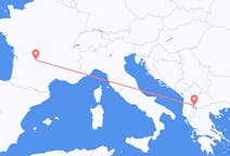Lennot Ohridista, Pohjois-Makedonia Brive-la-gaillardelle, Ranska