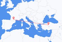 Voli da Ankara, Turchia a Tolosa, Francia