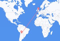 Flights from Tarija, Bolivia to Leeds, the United Kingdom