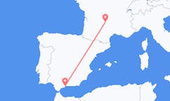 Fly fra Aurillac til Málaga