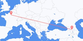 Flyrejser fra Georgien til Frankrig