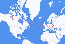 Flights from Yellowknife, Canada to Târgu Mureș, Romania