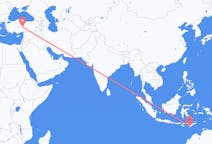 出发地 印度尼西亚古邦目的地 土耳其開塞利的航班
