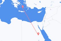 エジプトのから ルクソール、ギリシャのへ サントリーニ島フライト