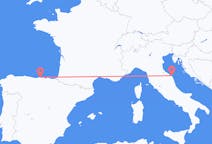 Flyreiser fra Santander, Spania til Ancona, Italia