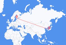 Flyreiser fra Hyogo Prefecture, Japan, til Helsingfors, Japan