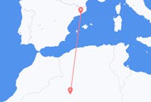 Flyrejser fra Timimoun, Algeriet til Barcelona, Spanien