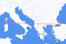 Flyg från Figari till Istanbul