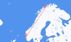 Flights from Sørkjosen, Norway to Stord, Norway