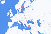Flyreiser fra Páfos, Kypros til Stockholm, Sverige