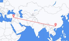Flyg från Liuzhou, Kina till Sanliurfa, Turkiet