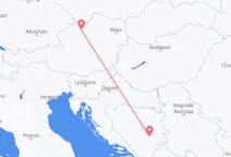 Flyreiser fra Linz, Østerrike til Sarajevo, Bosnia-Hercegovina
