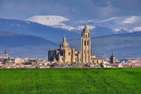 Spring køen over adgangsbillet til katedralen i Segovia