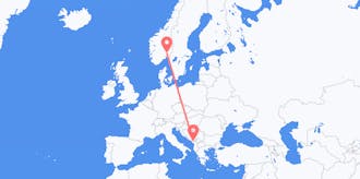 Flights from Norway to Montenegro