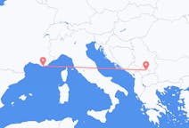 Flüge von Pristina, Kosovo nach Toulon, Frankreich
