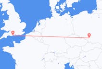 Flyg från Bournemouth, England till Katowice, Polen