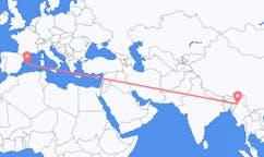 Flights from Homalin, Myanmar (Burma) to Palma de Mallorca, Spain