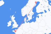 Flyreiser fra Skelleftea, Sverige til Nantes, Frankrike