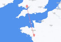 Flyrejser fra Cardiff, Wales til Nantes, Frankrig
