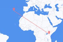 Flights from Nairobi to Ponta Delgada