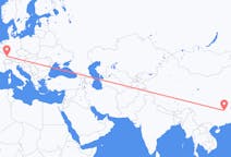 出发地 中国出发地 长沙市目的地 法国斯特拉斯堡的航班