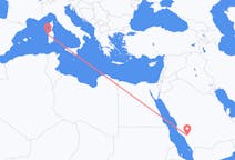 Flights from Al Bahah, Saudi Arabia to Alghero, Italy