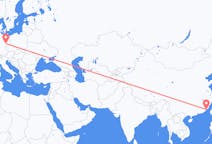 Flyreiser fra Xiamen, Kina til Leipzig, Tyskland