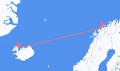 Flights from Gjogur to Tromsø