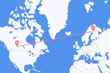 Flyreiser fra Lloydminster, Canada, til Rovaniemi, Canada